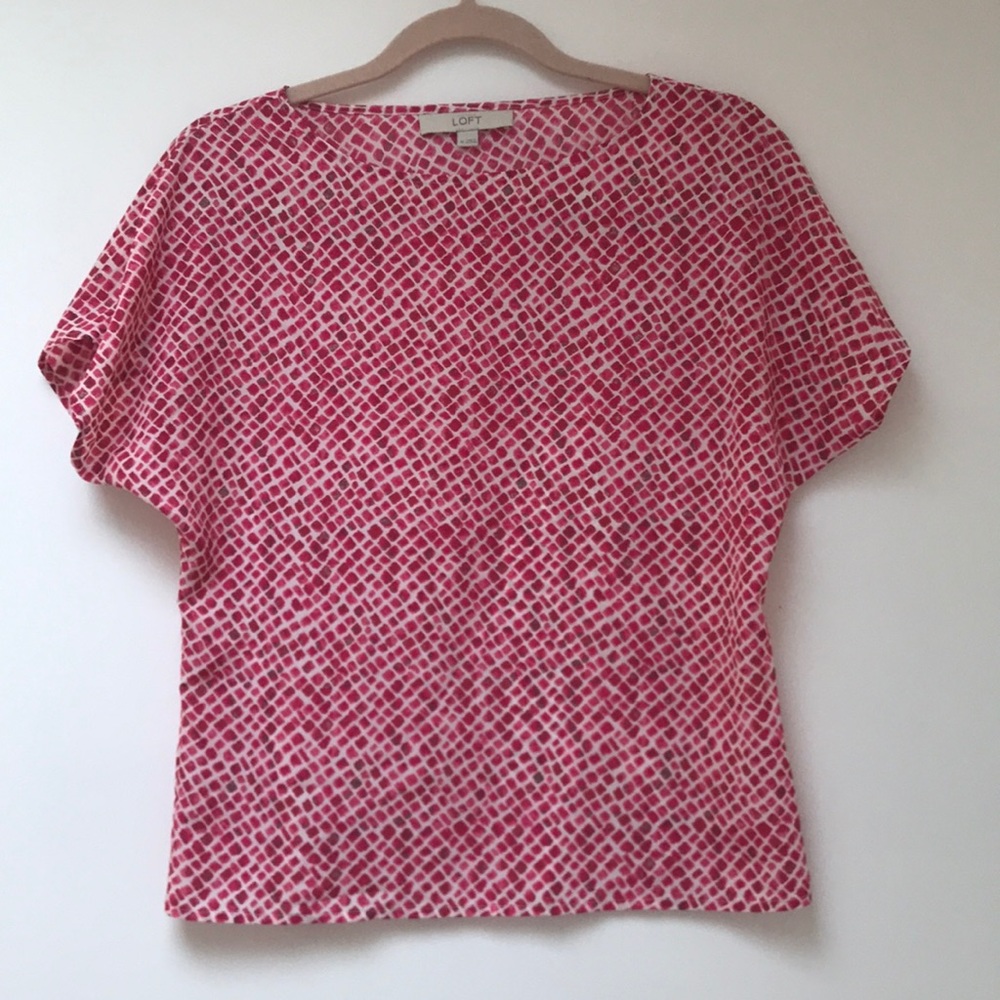 Pretty Pink Patterned Top
